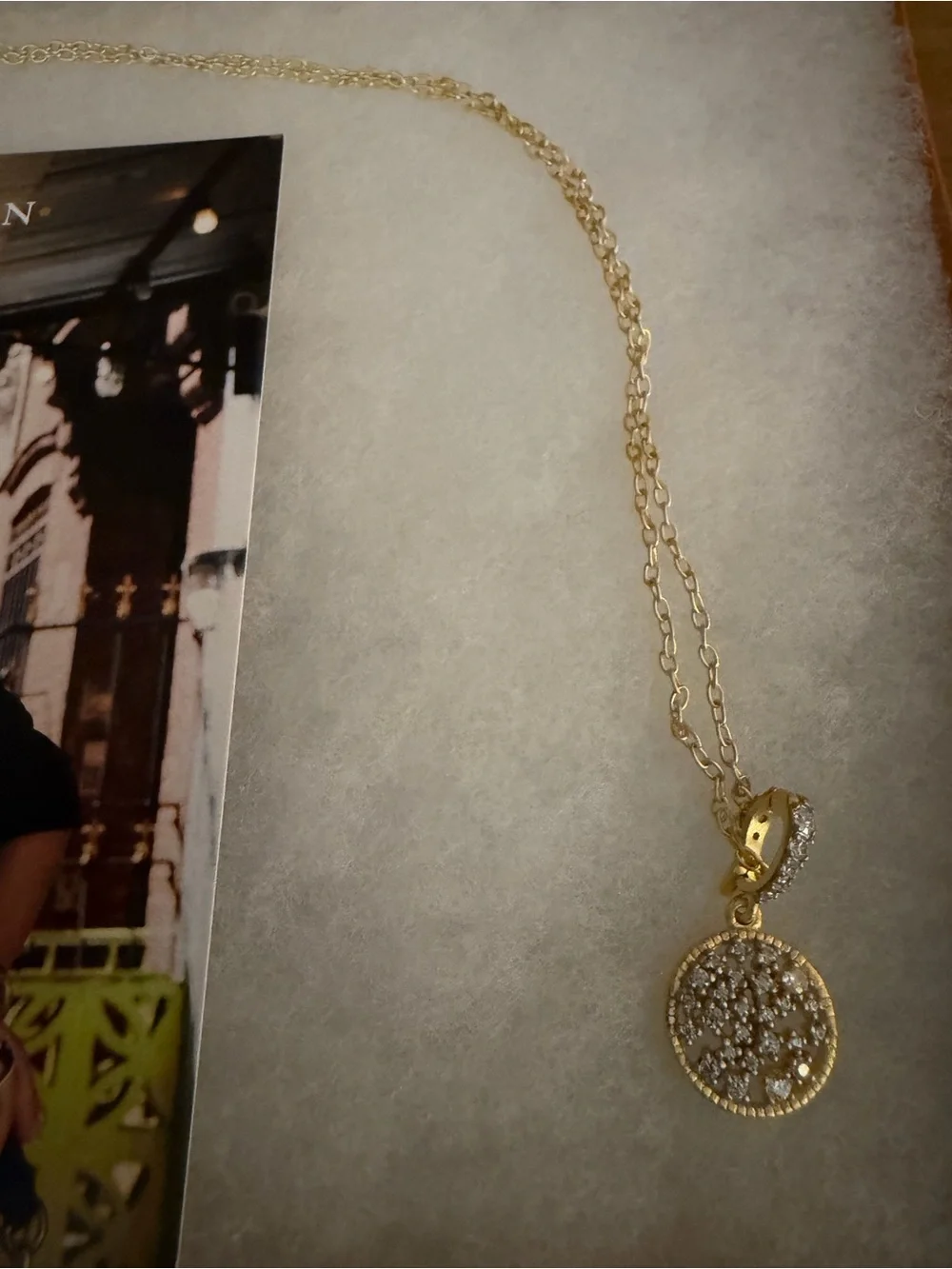 ✨ FREIDA ROTHMAN Celestial Stardust Pavé Pendant Necklace ✨
